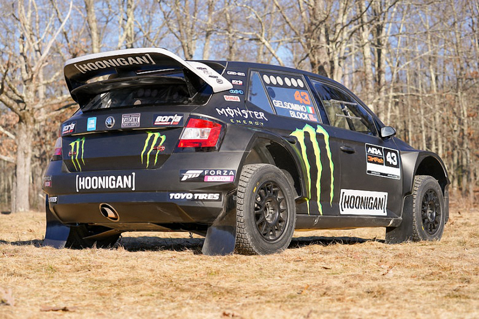 Ο Ken Block στο τιμόνι του Skoda Fabia R5+